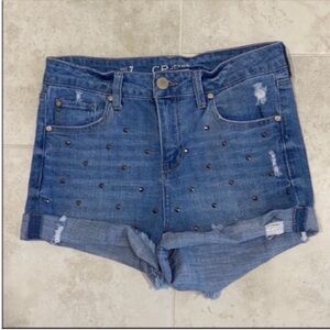 Women's Blue Denim Shorts